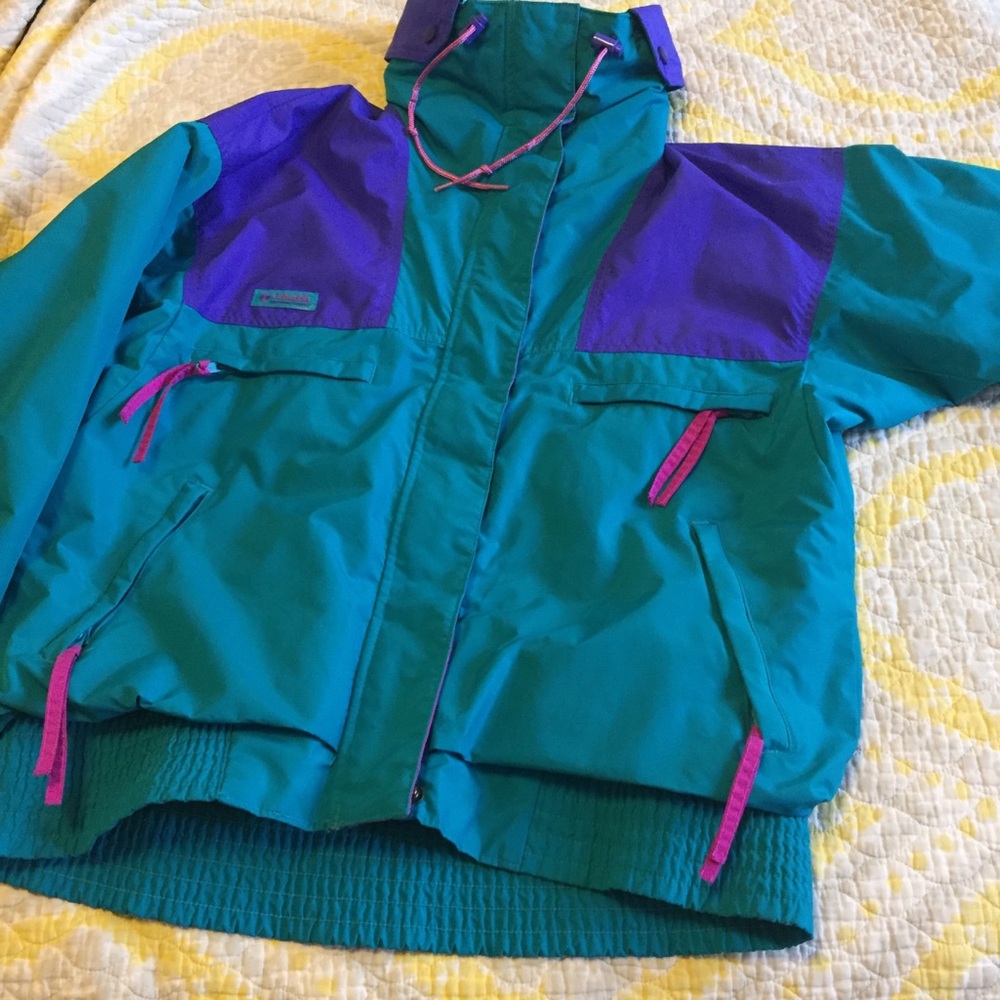 Vintage Retro 80’s style Columbia Windbreaker